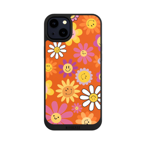 Apple iPhone 14 Plus NIVOpure Smiles Orange Flowers