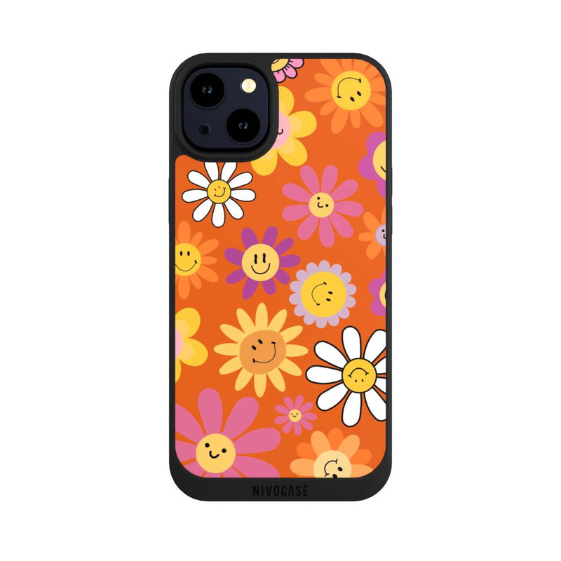 iPhone 14 Plus NIVOpure Smiles Orange Flowers