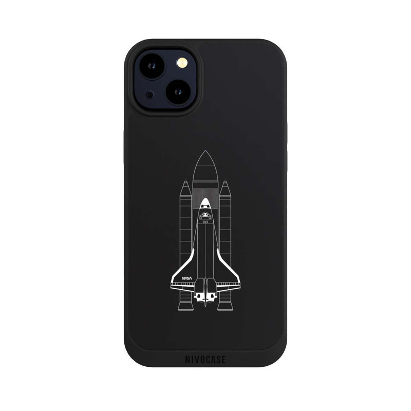 iPhone 14 Plus NIVOpure Space Shuttle White on Black