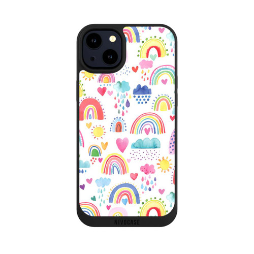 Apple iPhone 14 Plus NIVOpure Schöne Regenbogen-Multi-Rot