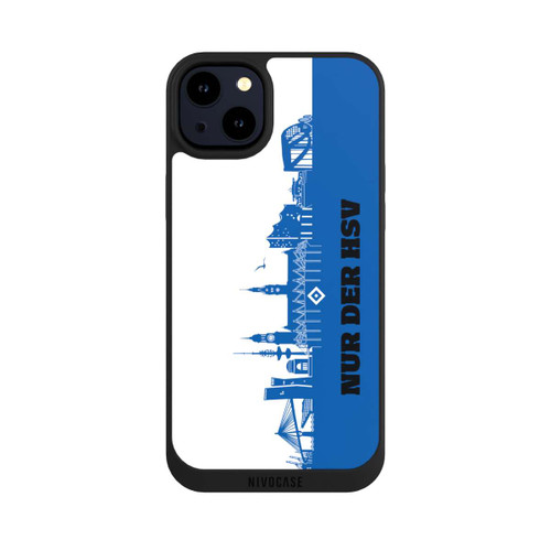 Apple iPhone 14 Plus NIVOpure HSV Skyline Blau Weiß