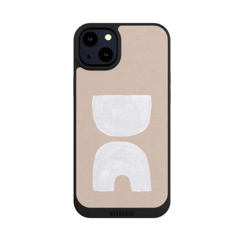 Apple iPhone 14 Plus NIVOpure Mid Century Brown Modern Art
