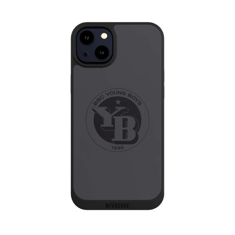 iPhone 14 Plus NIVOpure BSC YB Logo Grau