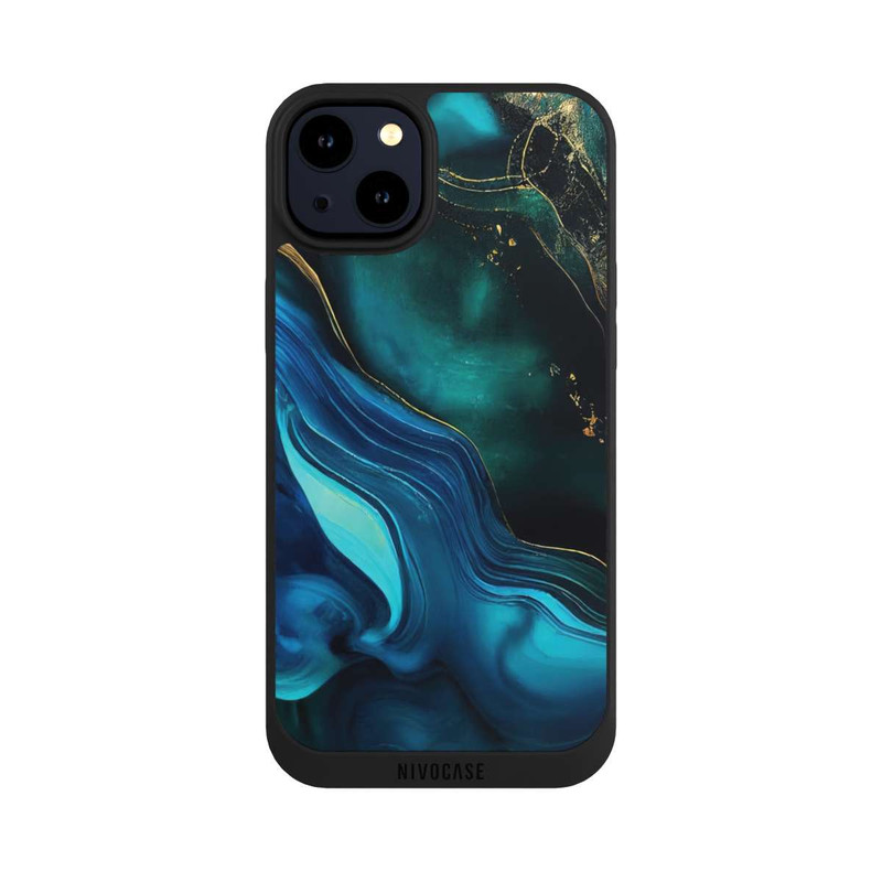 iPhone 14 Plus NIVOpure Blaugoldene Tinte