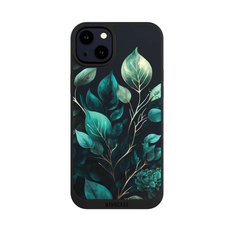 iPhone 14 Plus NIVOpure Eucalyptus Dark Background