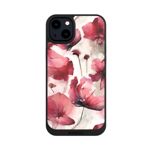 Apple iPhone 14 Plus NIVOpure Wilde Mohnblumen Aquarell mit KI