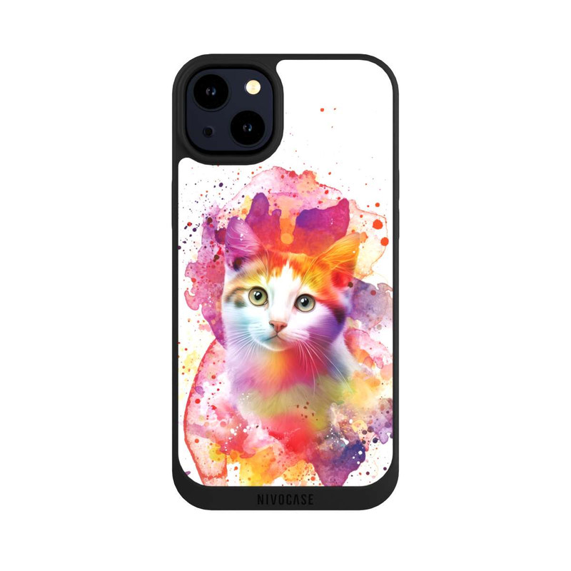 iPhone 14 Plus NIVOpure Happy Kitty White