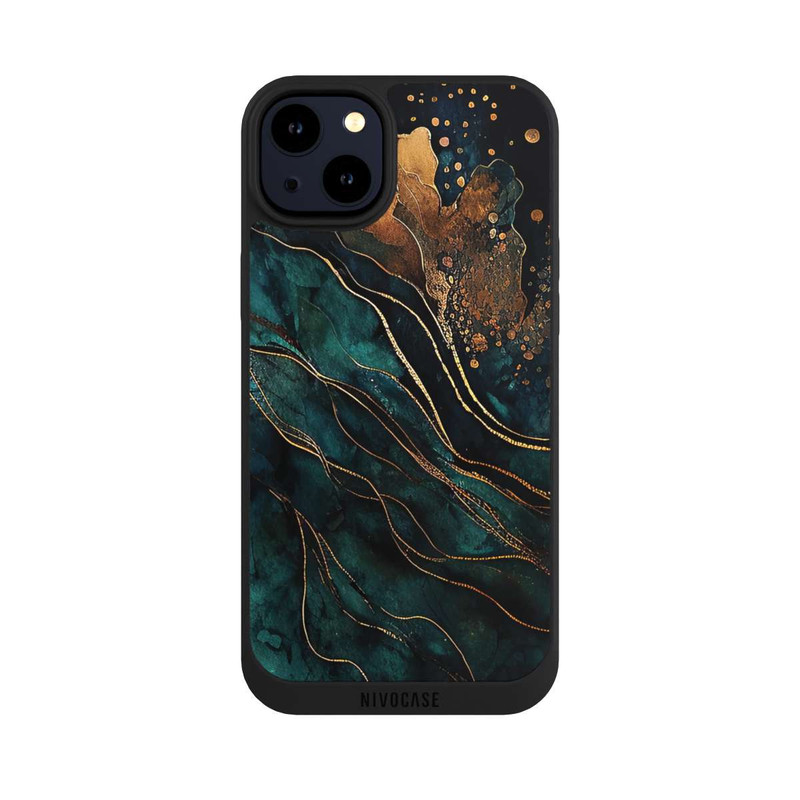 iPhone 14 Plus NIVOpure Gold and Green