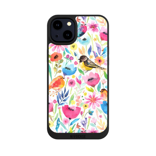 Apple iPhone 14 Plus NIVOpure Wunderliche Vögel und Blumen