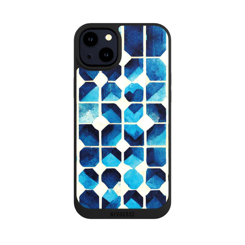 iPhone 14 Plus NIVOpure Blaues Muster