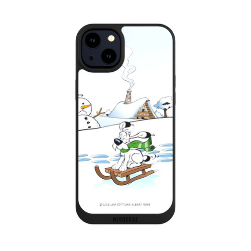 Apple iPhone 14 Plus NIVOpure Idefix rides a sleigh