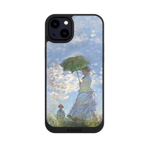 Apple iPhone 14 Plus NIVOpure Frau mit Sonnenschirm - Monet