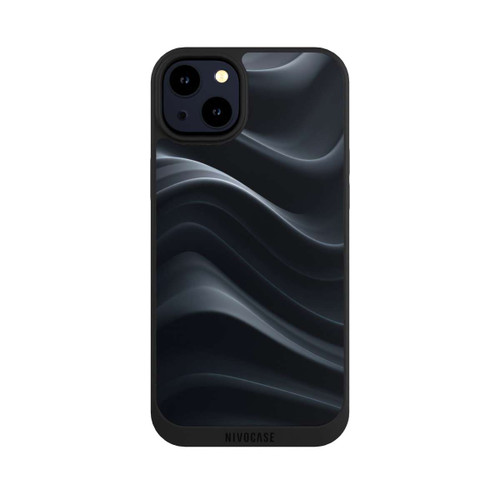 Apple iPhone 14 Plus NIVOpure Black Waves Texture