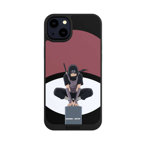 Apple iPhone 14 Plus NIVOpure Itachi Uchiha Symbol schwarz
