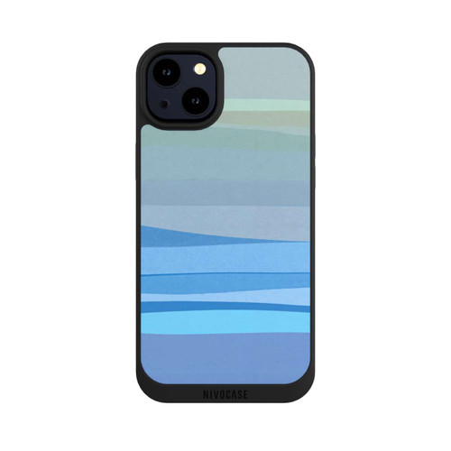 Apple iPhone 14 Plus NIVOpure Blue Abstract 1