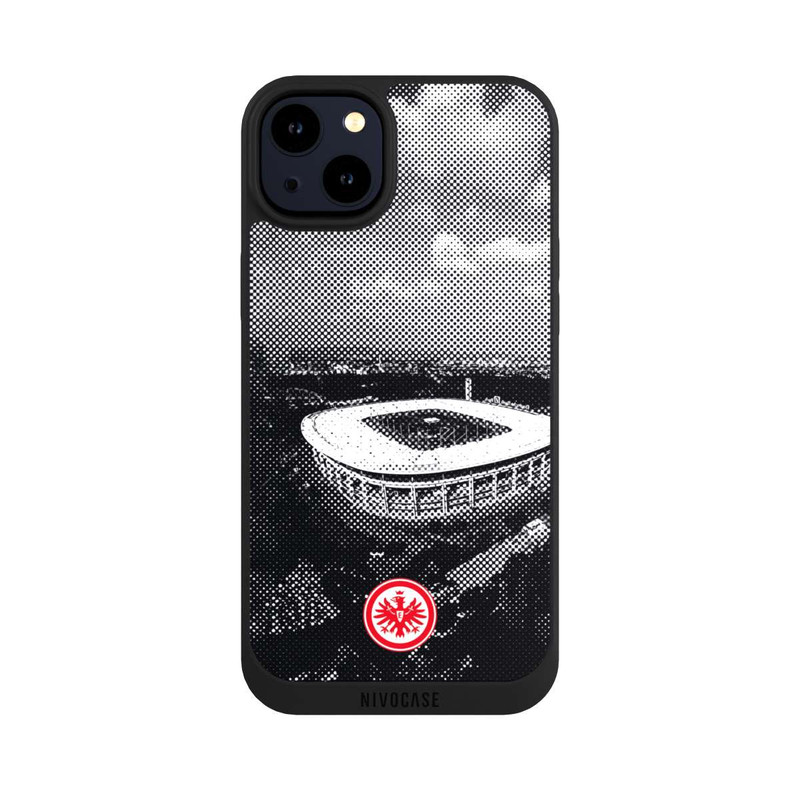 iPhone 14 Plus NIVOpure SGE Stadion Schwarz Weiß