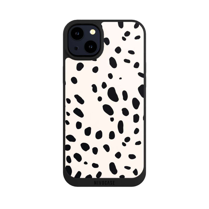 iPhone 14 Plus NIVOpure Motif Animalier Guépard Noir