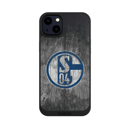 Apple iPhone 14 Plus NIVOpure Schalke 04 Holz Look