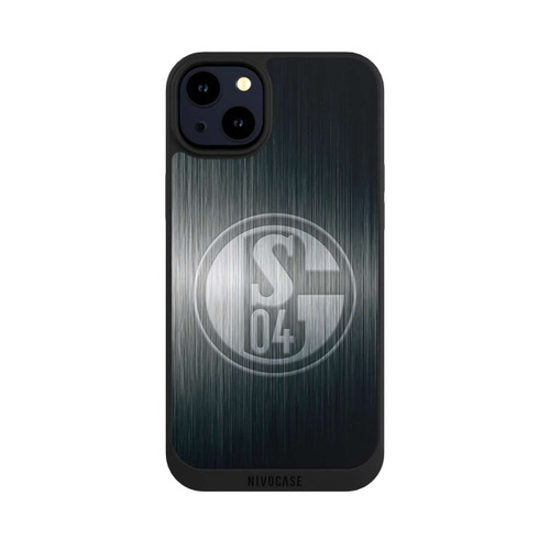 Apple iPhone 14 Plus NIVOpure Schalke 04 Metall Look