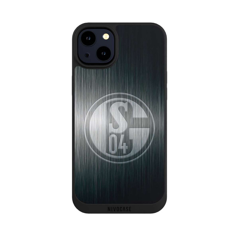 iPhone 14 Plus NIVOpure Schalke 04 Metall Look