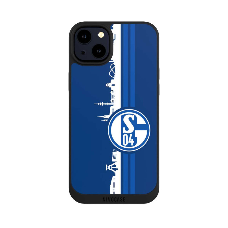 iPhone 14 Plus NIVOpure Schalke 04 Skyline Blau