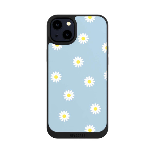 Apple iPhone 14 Plus NIVOpure Gänseblümchen Muster Blau