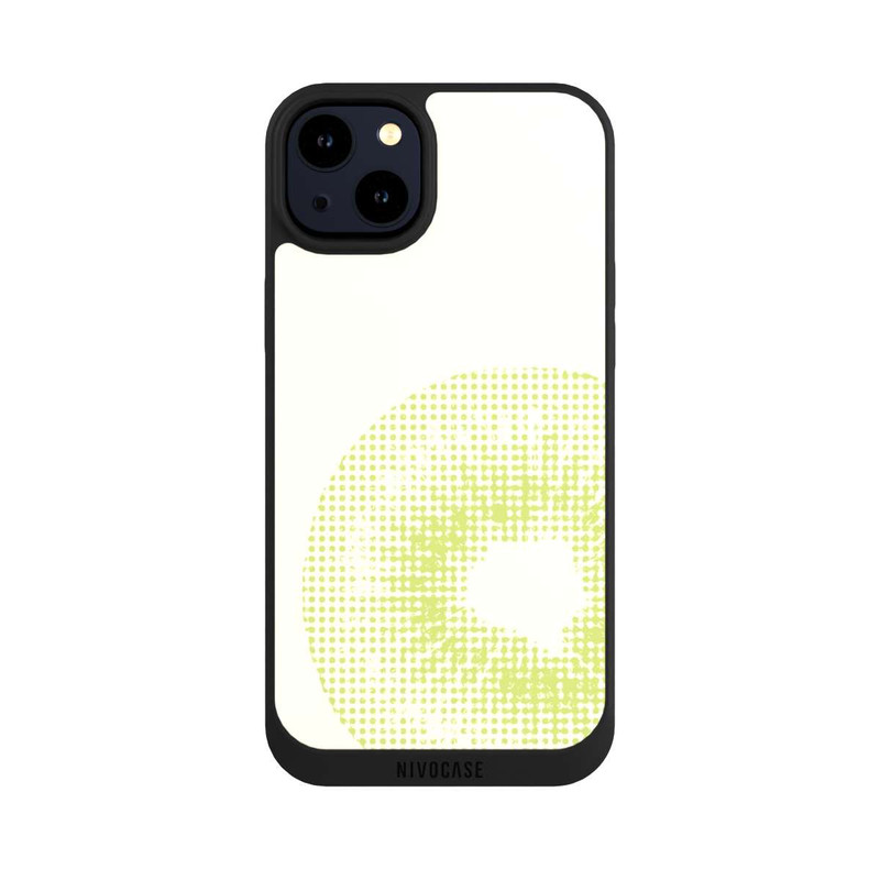iPhone 14 Plus NIVOpure Kiwi Grid Pixelkunst