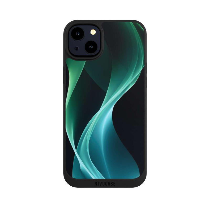 iPhone 14 Plus NIVOpure Green Modern Background