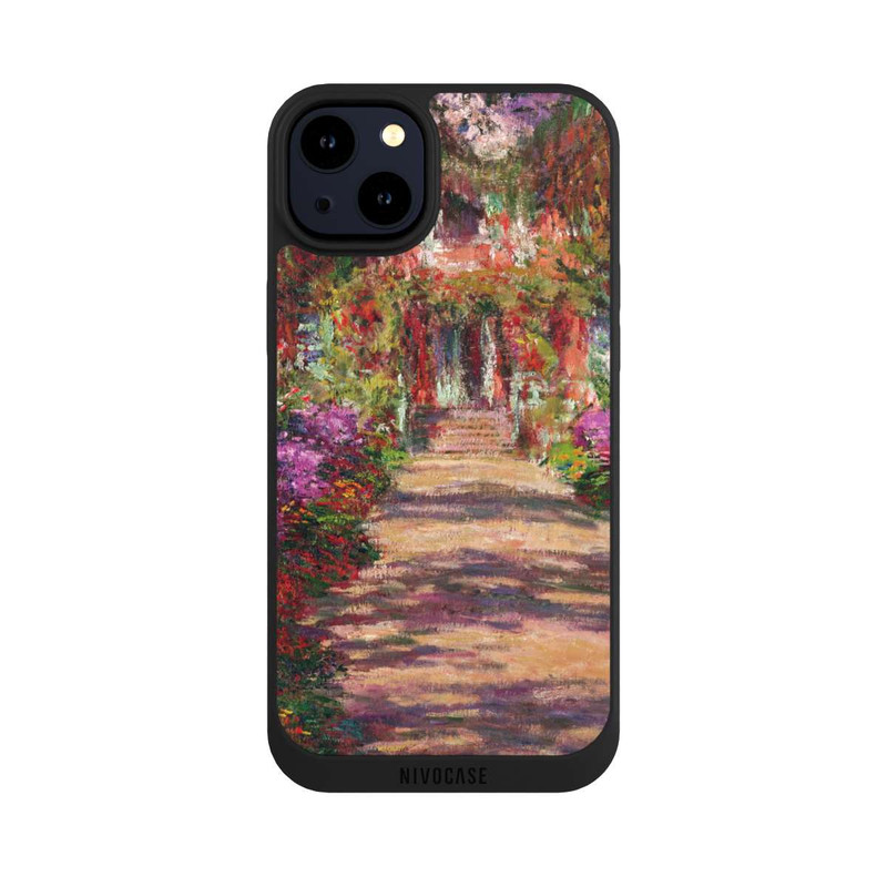iPhone 14 Plus NIVOpure Eine Allee in Monets Garten in Giverny by Claude Monet