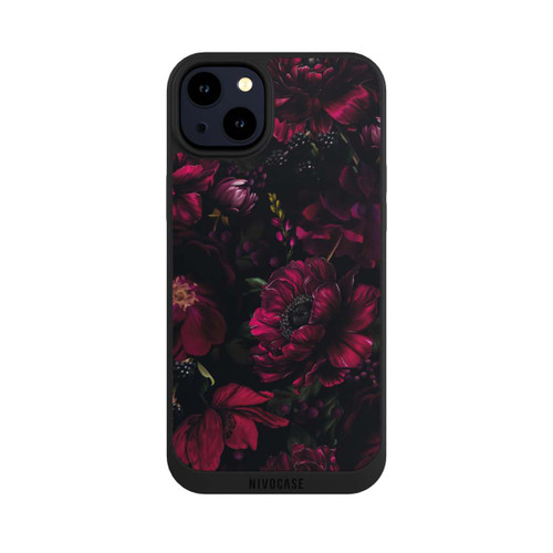 Apple iPhone 14 Plus NIVOpure Dunkle Rote Blumen Liebe