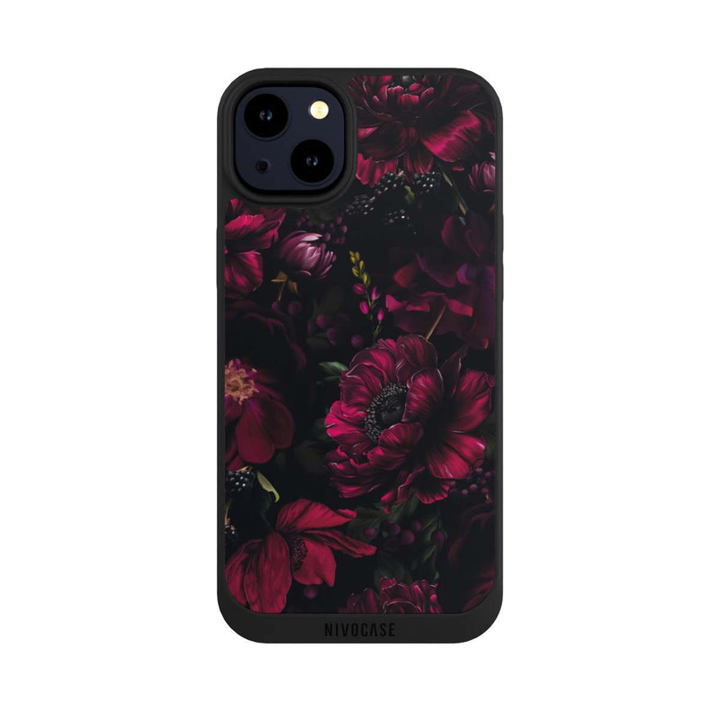 iPhone 14 Plus NIVOpure Dark Red Flower Love