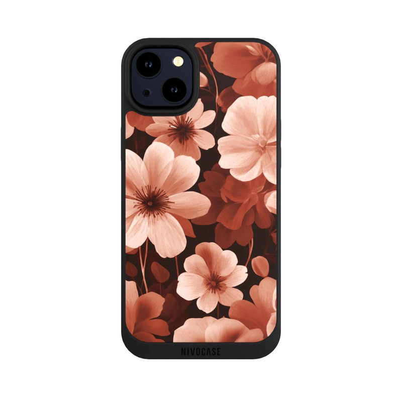 iPhone 14 Plus NIVOpure Red Negative Flowers with AI