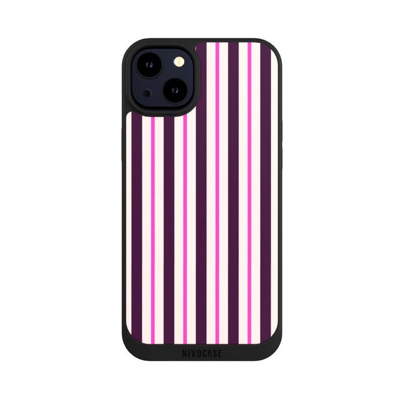 iPhone 14 Plus NIVOpure Streifen Rot Bordeaux
