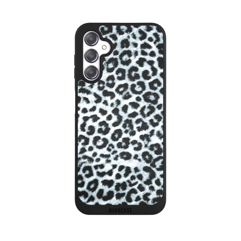Galaxy A14 5G NIVOpure Fourrure de Léopard Grise