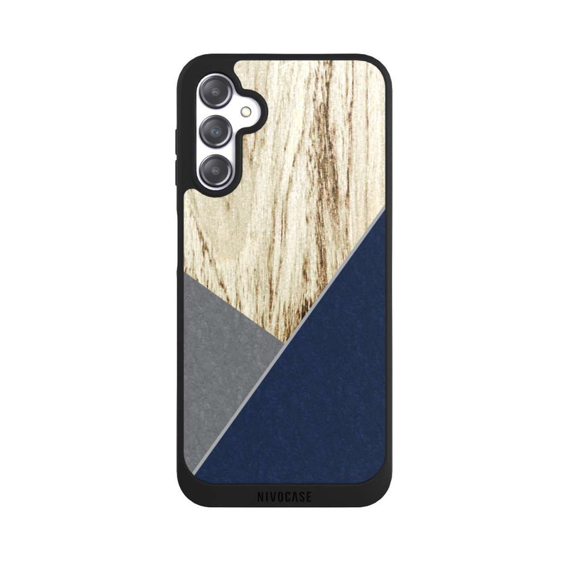Galaxy A14 5G NIVOpure Grafic Wood Blue