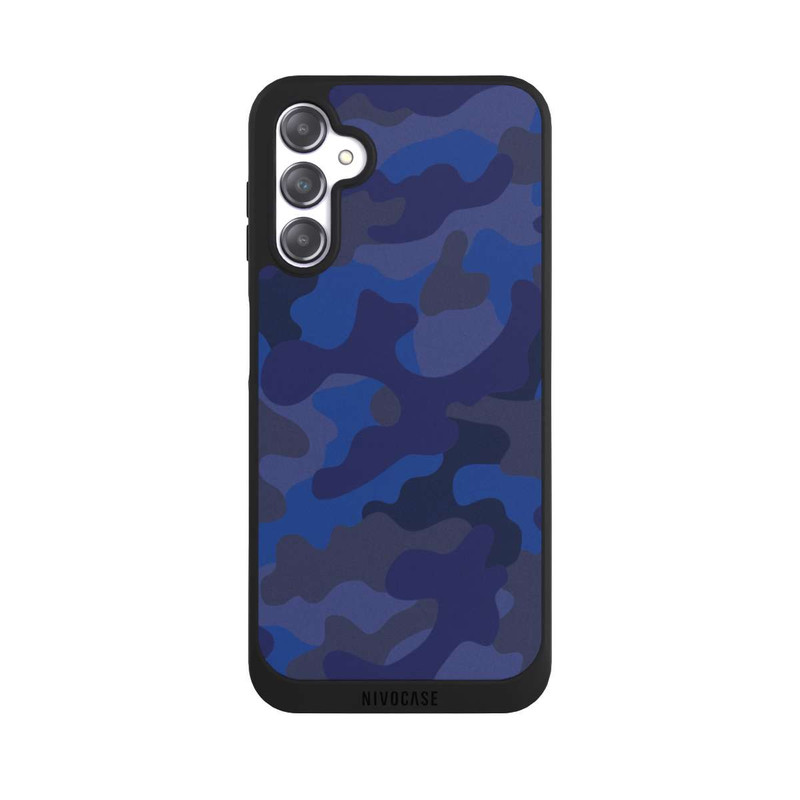 Galaxy A14 5G NIVOpure Camouflage Marineblau