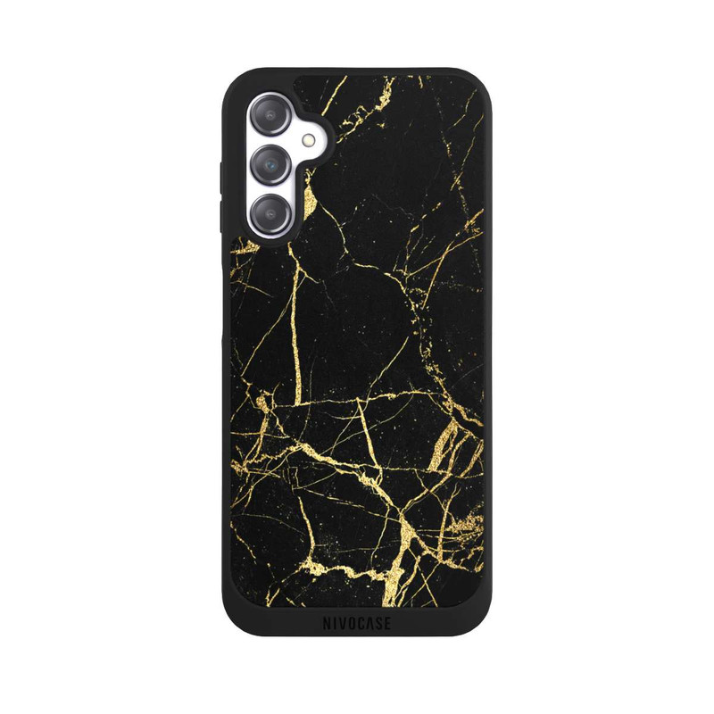 Galaxy A14 5G NIVOpure Schwarzgoldener Marmor-Look