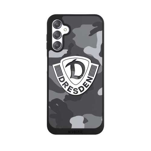 Samsung Galaxy A14 5G NIVOpure Dresden Camouflage Grau - Dynamo Dresden