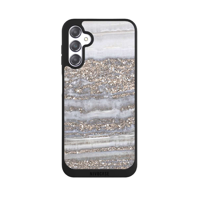 Galaxy A14 5G NIVOpure Aspect marbre blanc pailleté