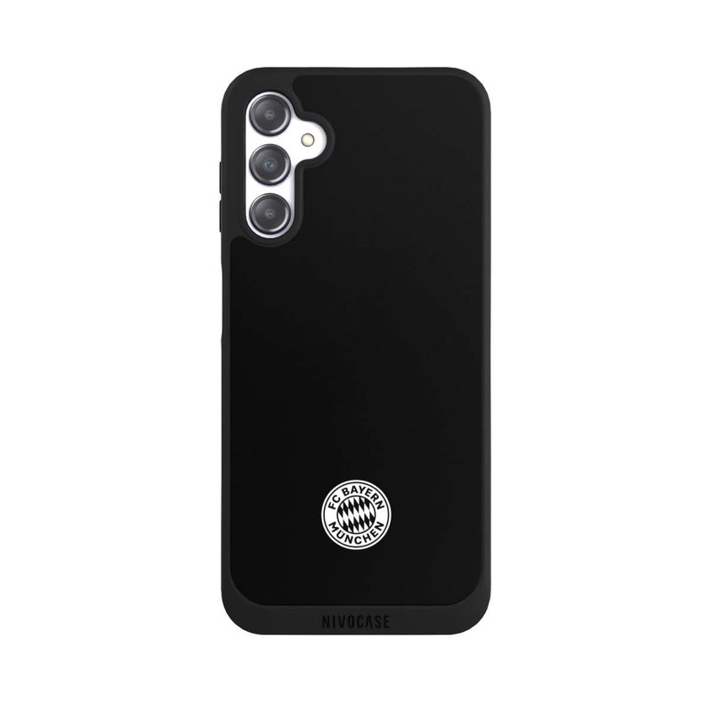 Galaxy A14 5G NIVOpure Klassisches FCB Logo Klein - Weiß auf Schwarz