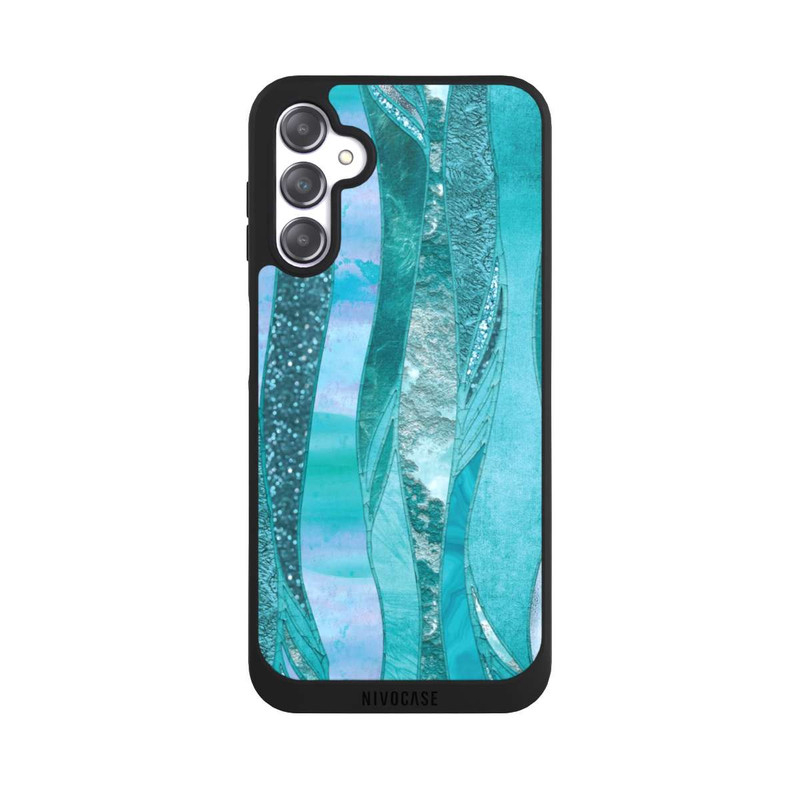 Galaxy A14 5G NIVOpure glamouröser Glitzerlook blau