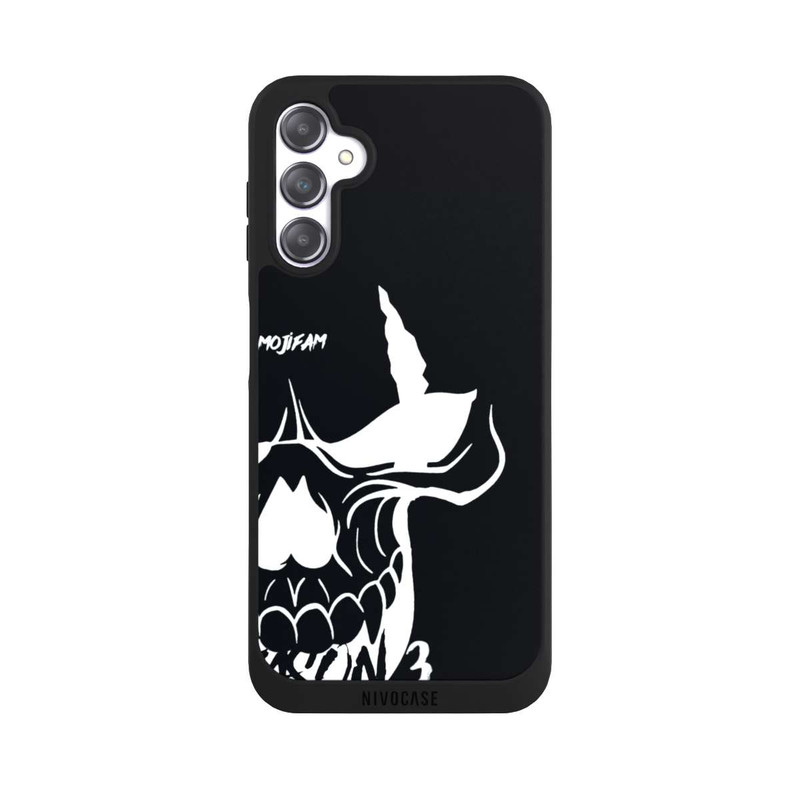 Galaxy A14 5G NIVOpure Schädel Groß Schwarz/Weiß