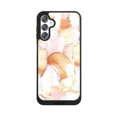 Samsung Galaxy A14 5G NIVOpure White/Gold Brush Pattern