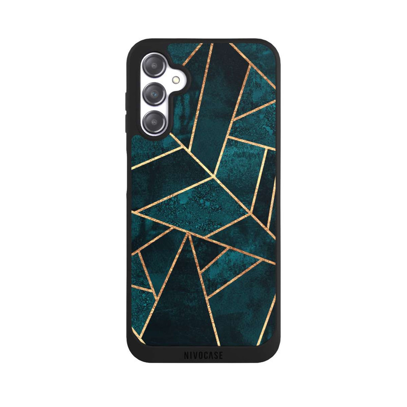 Galaxy A14 5G NIVOpure Tief Blaugrün Stein Gold Druck