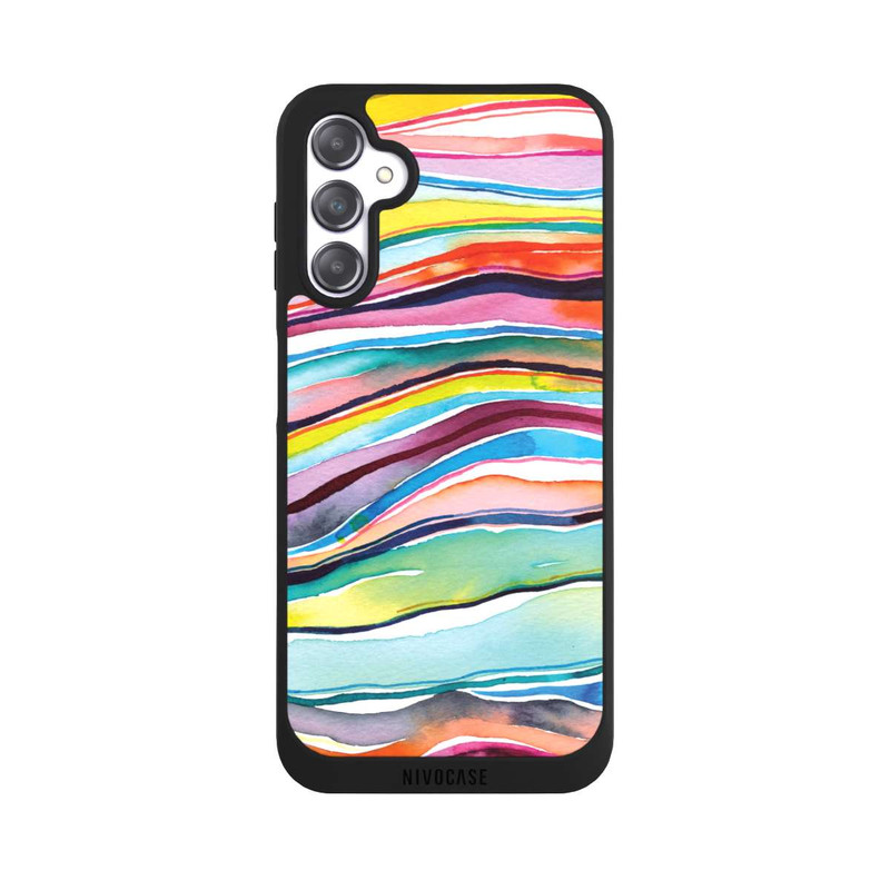 Galaxy A14 5G NIVOpure Watercolor Agate Layers