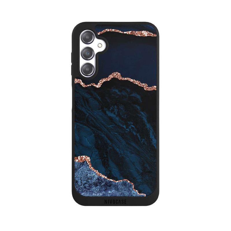 Galaxy A14 5G NIVOpure Nacht Blau Marmor Landschaft