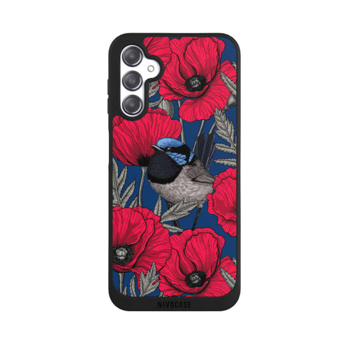 Samsung Galaxy A14 5G NIVOpure Zaunkönige und Mohnblumen 2