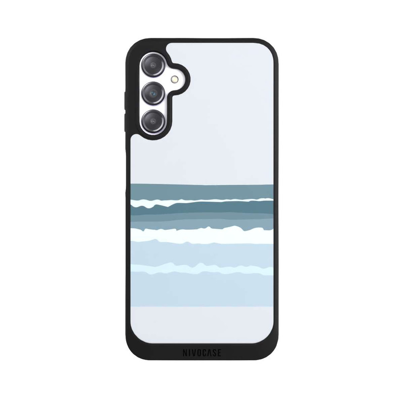 Galaxy A14 5G NIVOpure Abstrakte blaue Wellen