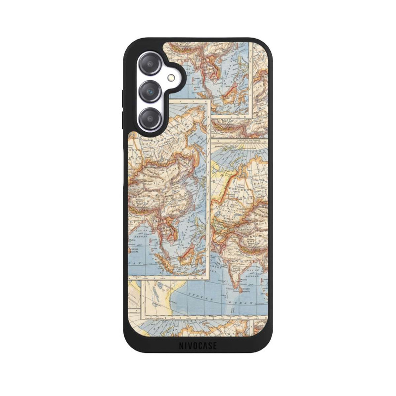 Galaxy A14 5G NIVOpure Weltkarte Vintage