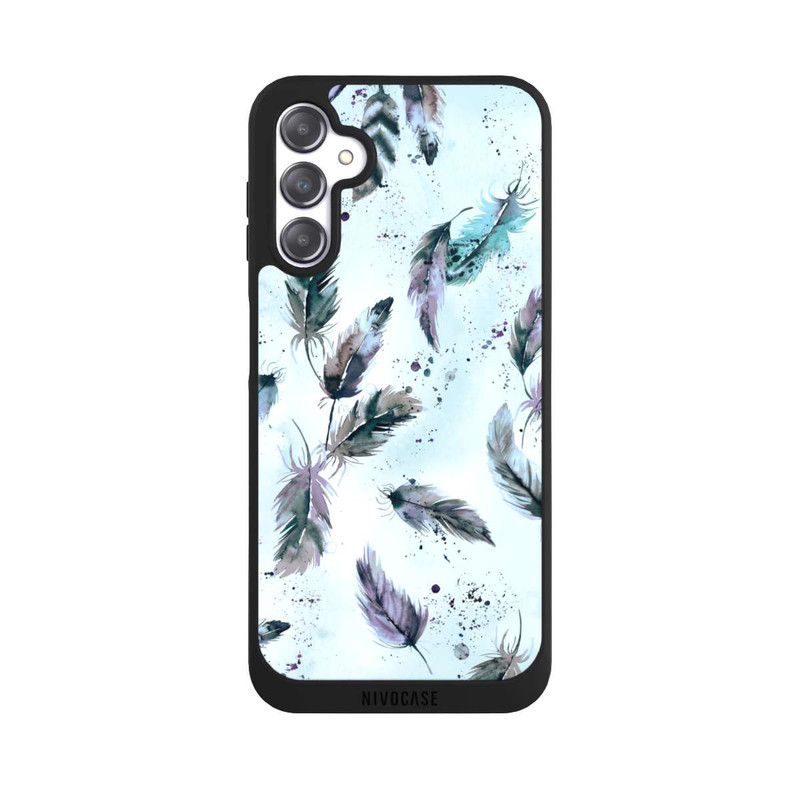 Galaxy A14 5G NIVOpure Magische Federn Sanftes Blau